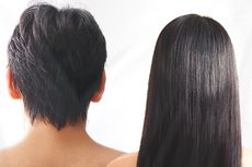 天然の毛髪成分によりボリュームある髪の男性と女性